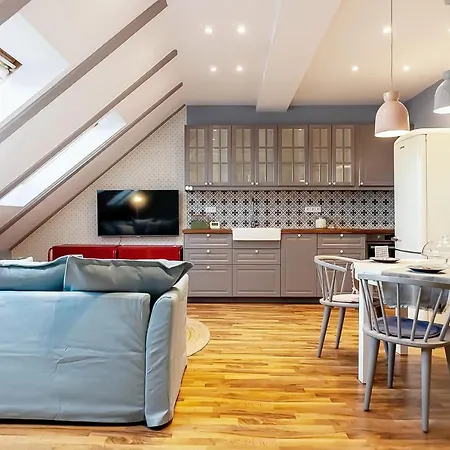 Apartment Attic On Waterfront / View / Netflix